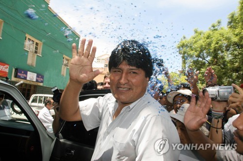 2005년 대선 당시 모랄레스