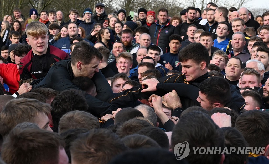 BRITAIN-LIFESTYLE-CULTURE-SPORT-SHROVETIDE