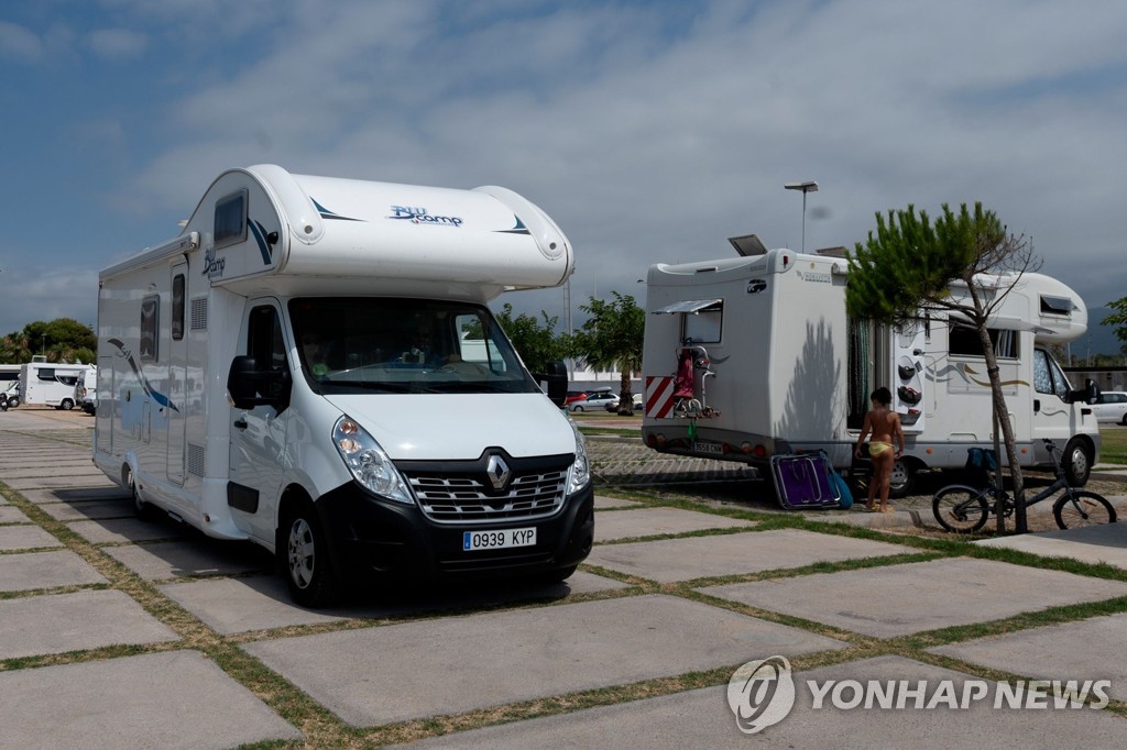 SPAIN-HEALTH-VIRUS-EUROPE-TOURISM-LEISURE-MOTORHOMES