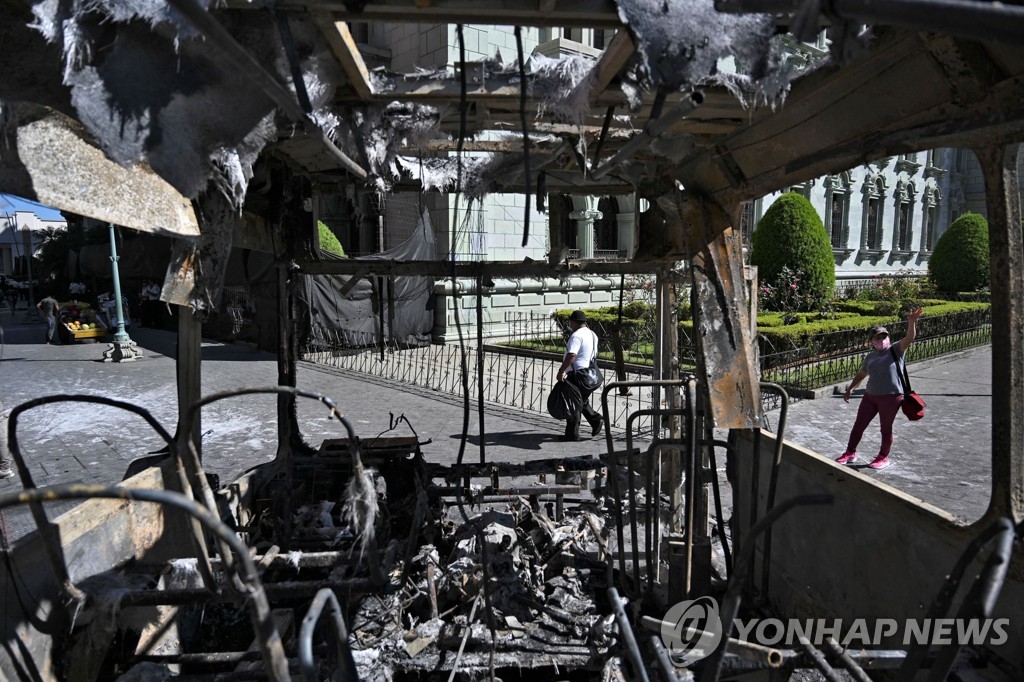 GUATEMALA-POLITICS-CRISIS-PROTEST-AFTERMATH