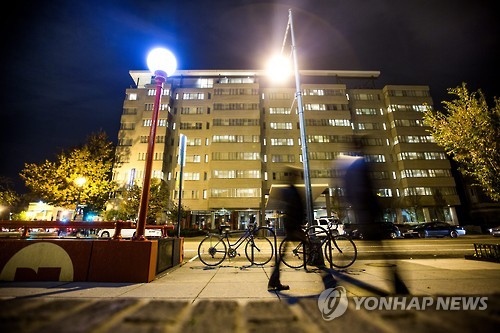 레신이 숨진 채 발견된 워싱턴 듀폰 서클 호텔