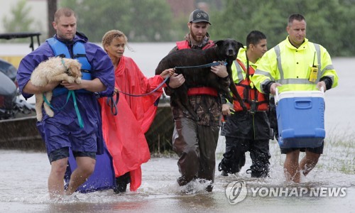 허리케인 '하비', 미국 텍사스 강타