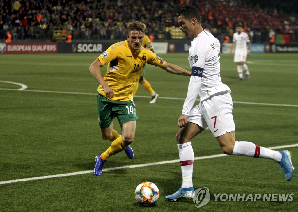 LITHUANIA SOCCER UEFA EURO 2020 QUALIFIERS