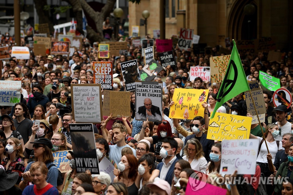 AUSTRALIA PROTEST CLIMATE EMERGENCY