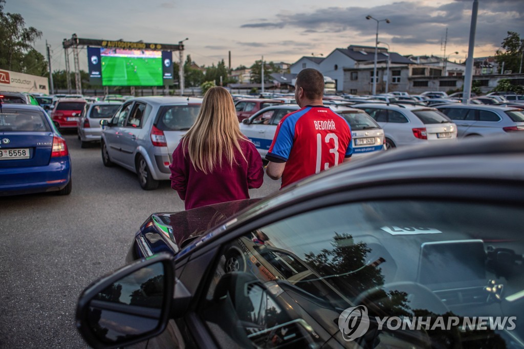 CZECH REPUBLIC PHOTO SET CINEMA SOCCER PANDEMIC CORONAVIRUS