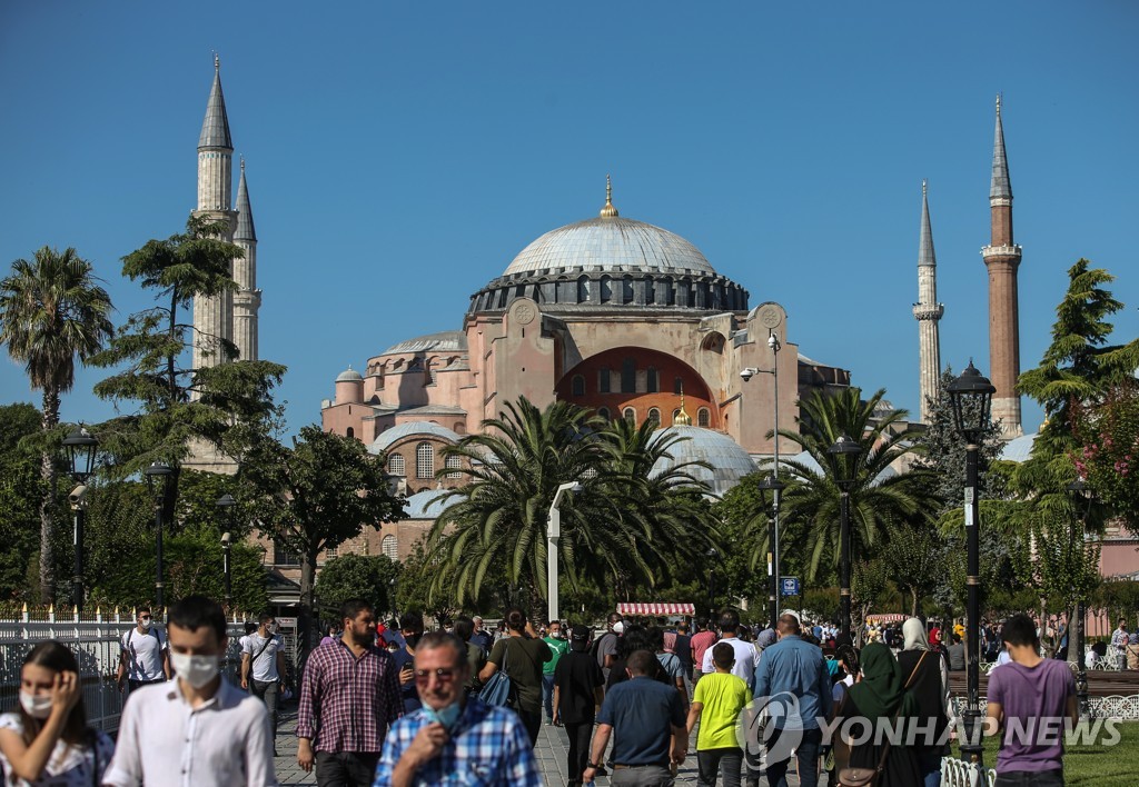 TURKEY ISTANBUL HAGIA SOFIA MUSEUM MOSQUE