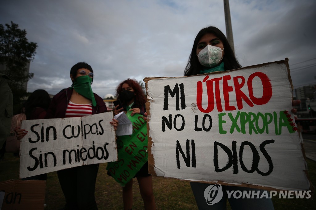 ECUADOR ABORTION PROTEST