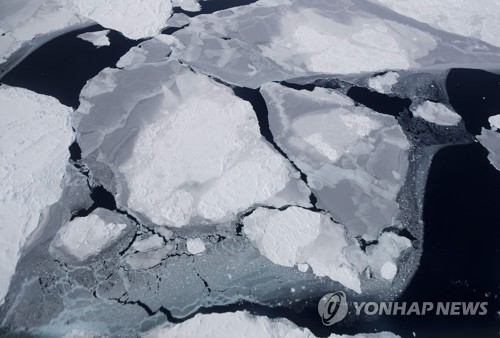 녹아내린 남극 빙하