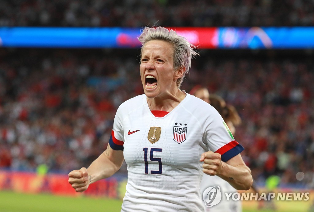 미국 축구 대표팀의 메건 러피노