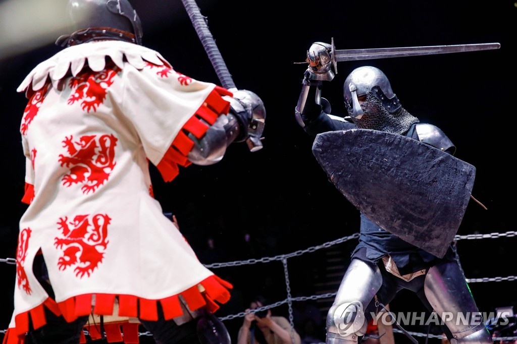RUSSIA-MOSCOW-MEDIEVAL KNIGHTS-WARRIOR 2020