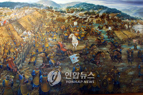 경기도 용인 처인성대첩도