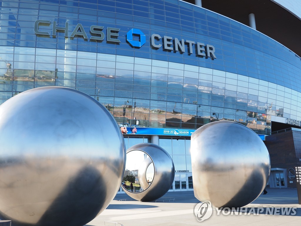 NBA 골든스테이트 워리어스의 홈구장 체이스 센터.