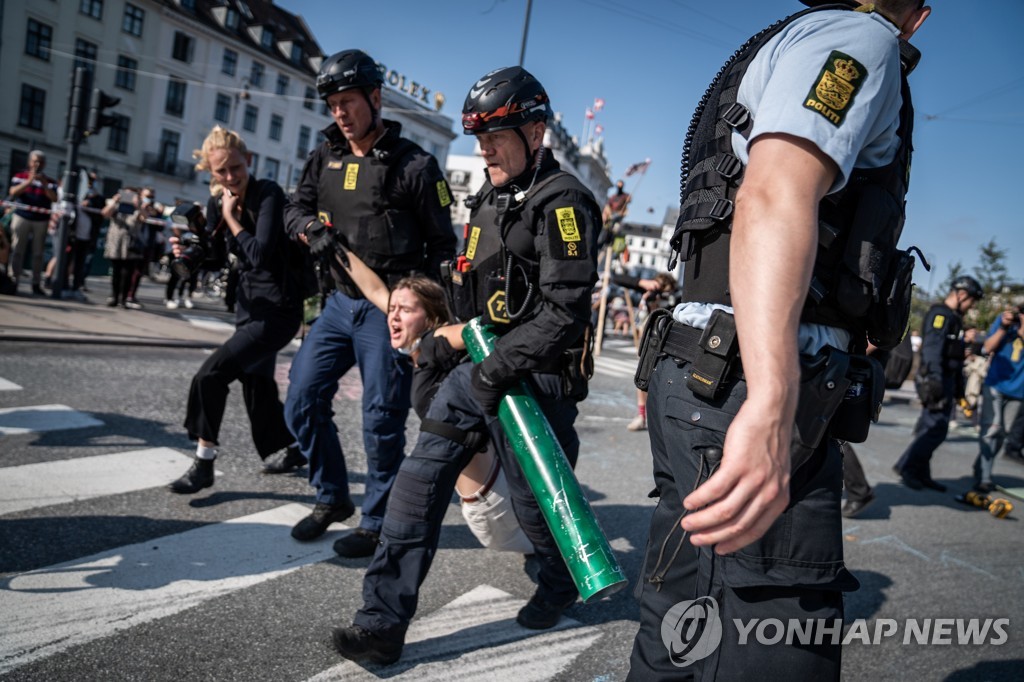 CLIMATE-CHANGE/DENMARK-PROTESTS