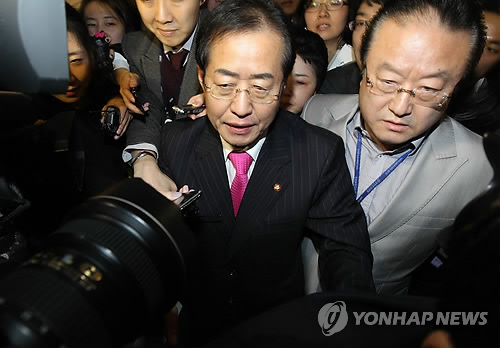 대답없는 홍준표