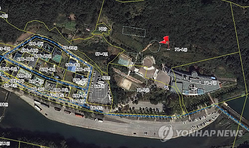 대전에 건립되는 '효문화진흥원' 위치도(자료사진)