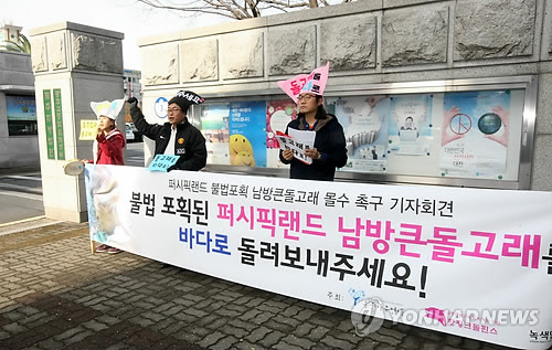 ''돌고래 재판' 항소심서도 자유를'