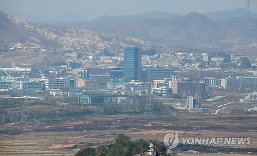 경기도 파주시 도라전망대에서 바라본 개성공단 (연합뉴스 DB)