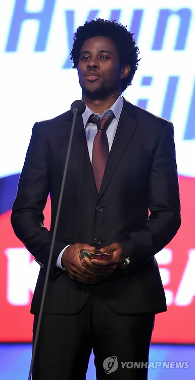 챌린지 MVP 수상한 대전 아드리아노