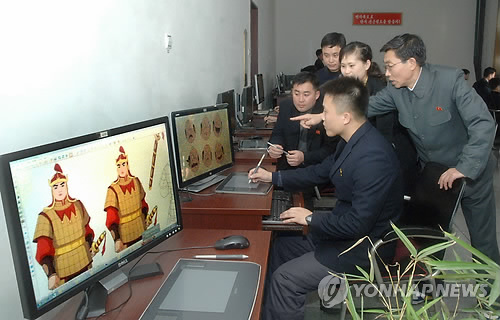 북한 4.26 만화영화 촬영소