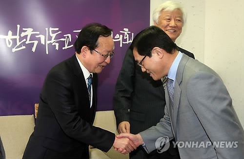 NCCK 사과 방문한 구은수 청장