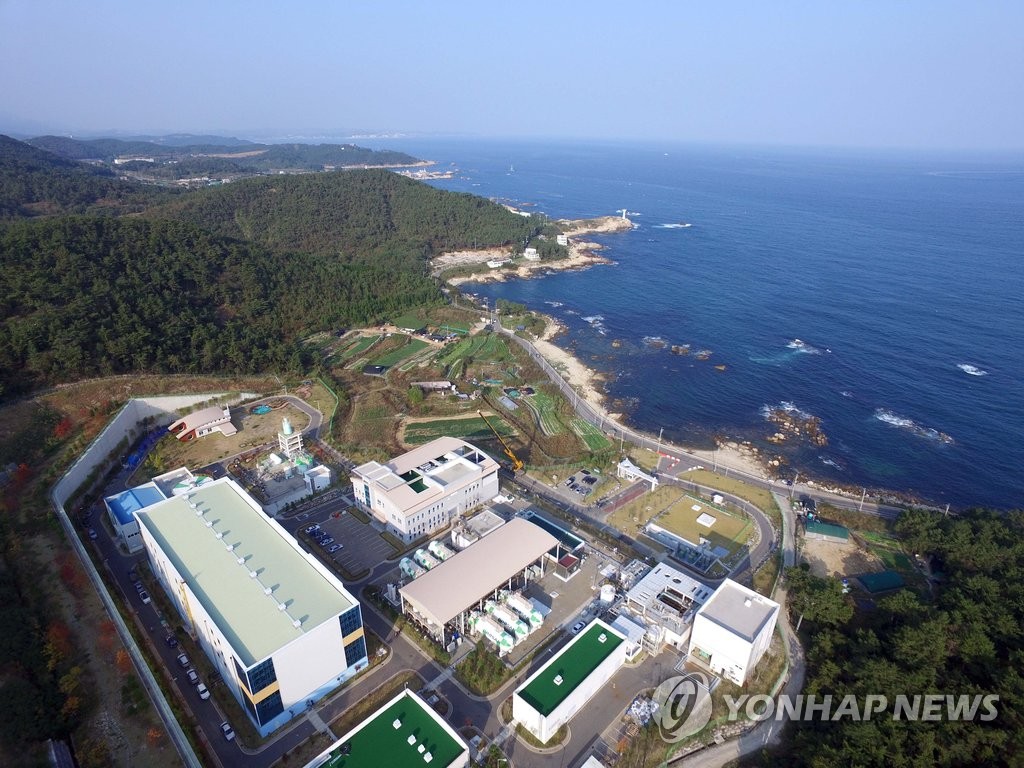 부산 기장군 해수담수화 시설 전경