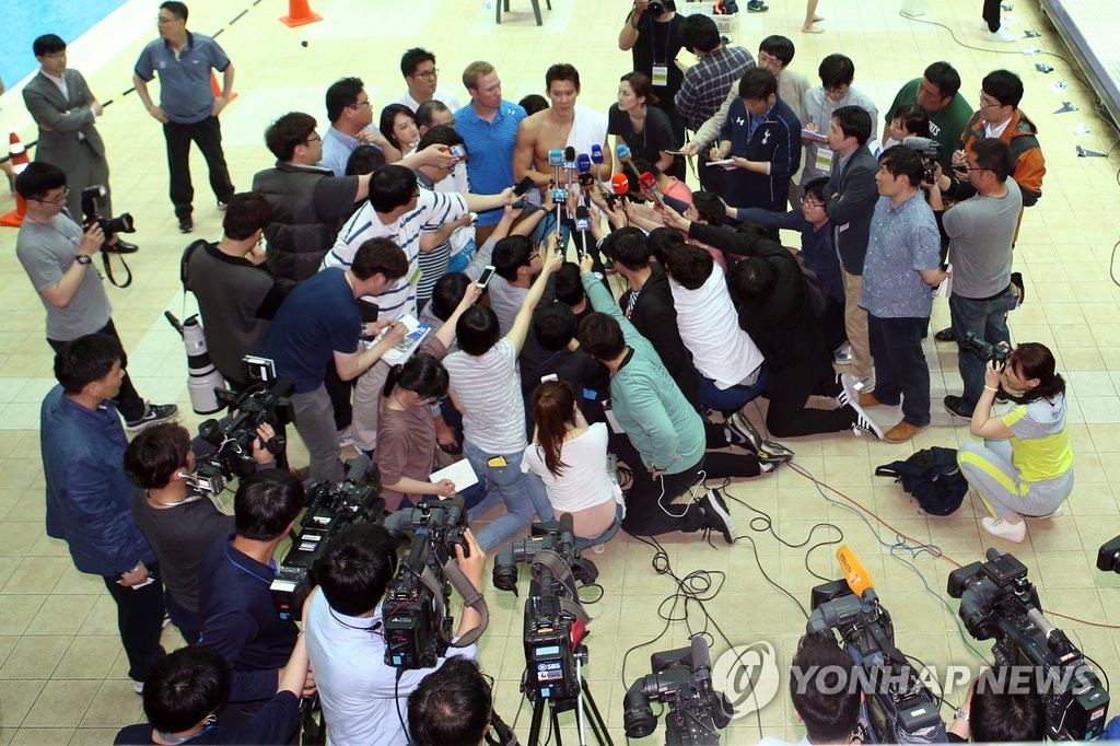 박태환 '여전한 기량에 높은 관심'