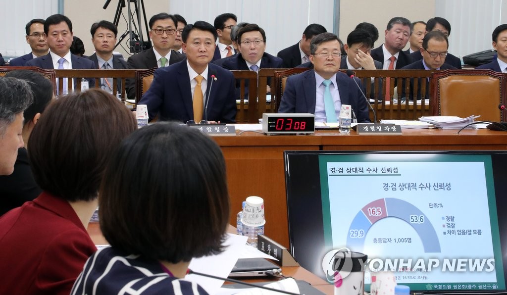 안행위, 경찰청 국정감사