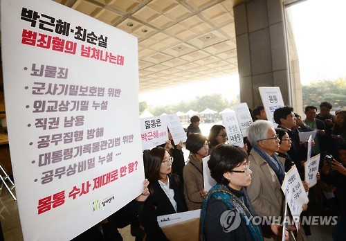 참여연대, 대통령 형사고발
