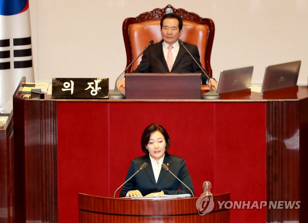 박영선 의원, 최순실 관련 현안 질의