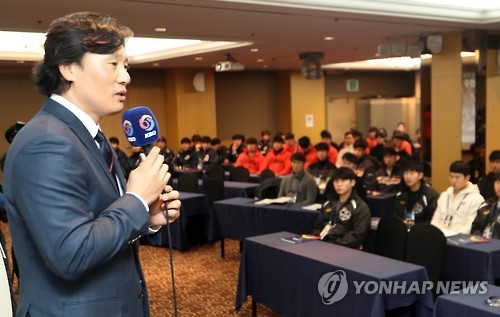 후배들 만난 이승엽