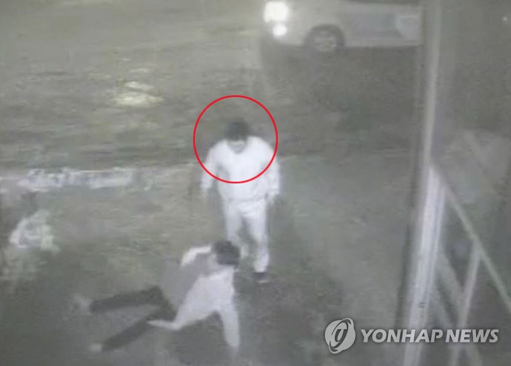 손님 무차별 폭행하는 택시기사