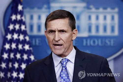 이란에 경고하는 마이클 플린 美 국가안보보좌관