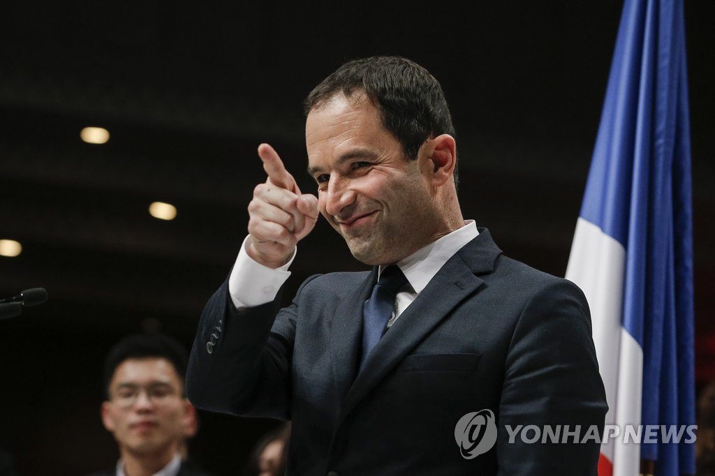 프랑스 사회당 대선후보 브누아 아몽