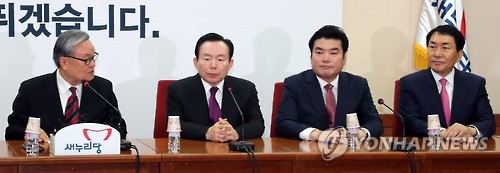 인명진, '우리당 대선주자들과 함께'