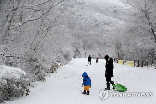 '폭설 정취'