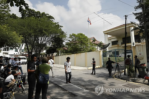 北대사관 "말레이경찰 발표는 거짓말에 비방·중상"
