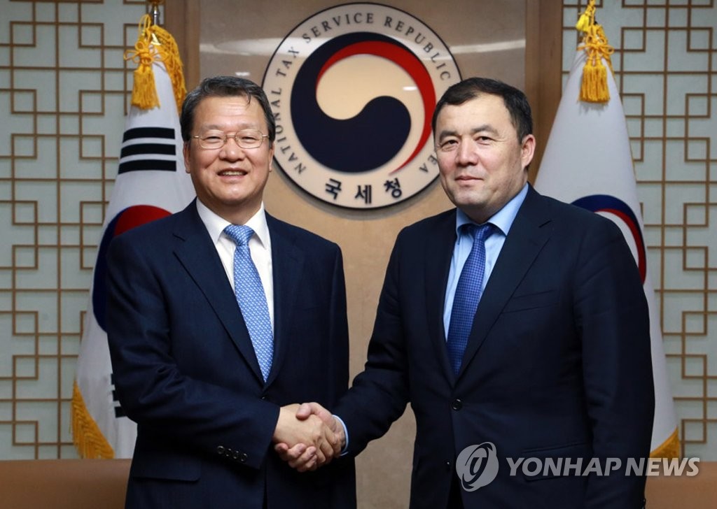 임환수 청장, 카자흐스탄 국세청 차장 접견