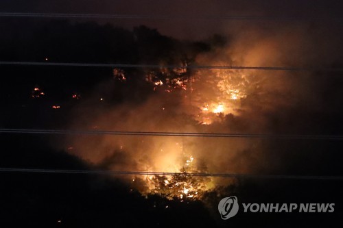 서울 수락산, '산불'