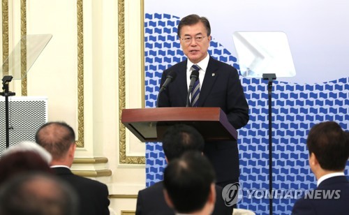 문 대통령의 '따뜻한 오찬' 인사말
