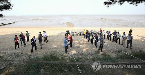 화성 궁평리 군철조망 제거