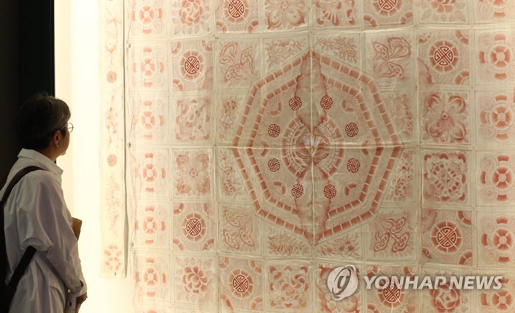 네 폭 봉황문보자기