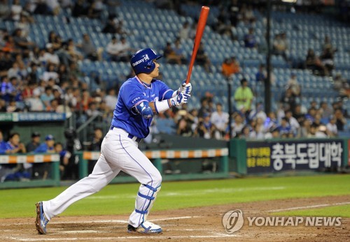 이승엽, 9회 초 대형 홈런
