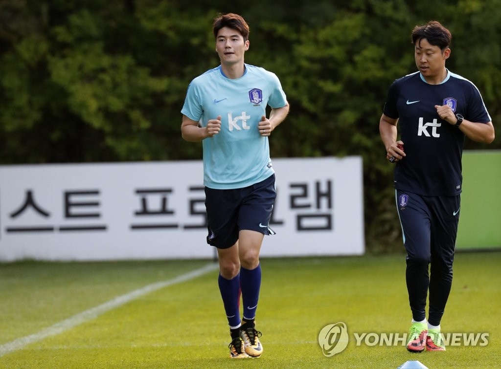 대표팀 합류한 기성용