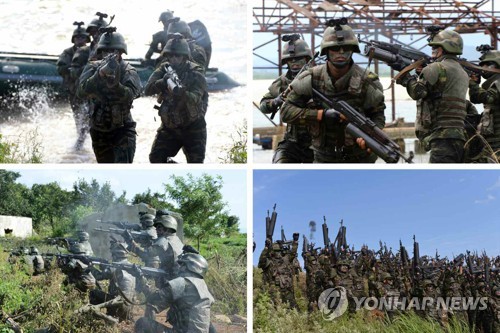 북한 김정은, 백령도 등 점령 가상훈련 참관