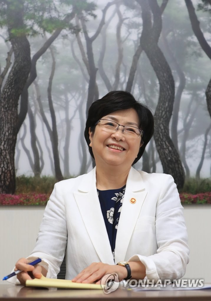 김은경 환경부 장관