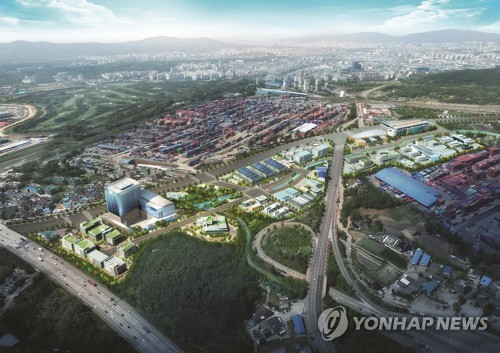 의왕테크노파크 산업단지 조감도