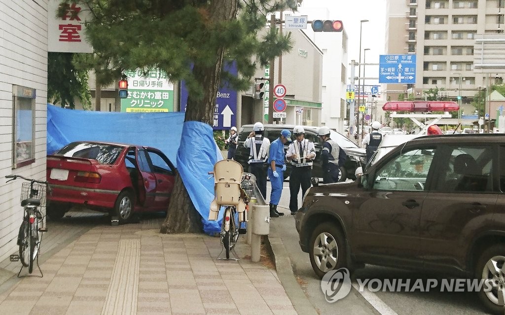일본서 사망사고 낸 90세 여성 운전자 체포