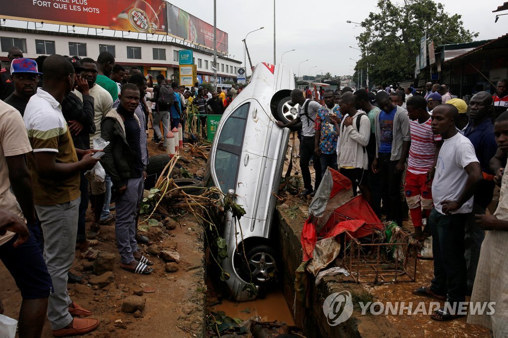 코트디부아르서 홍수로 최소 18명 사망