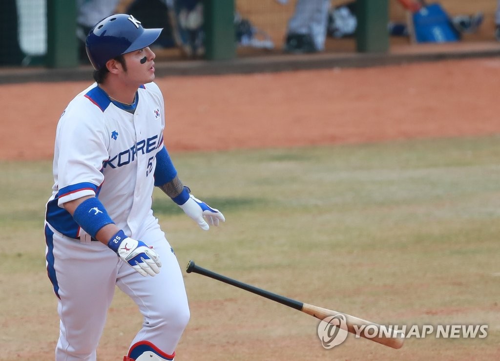 박병호, 한일전 격차 벌리는 솔로포