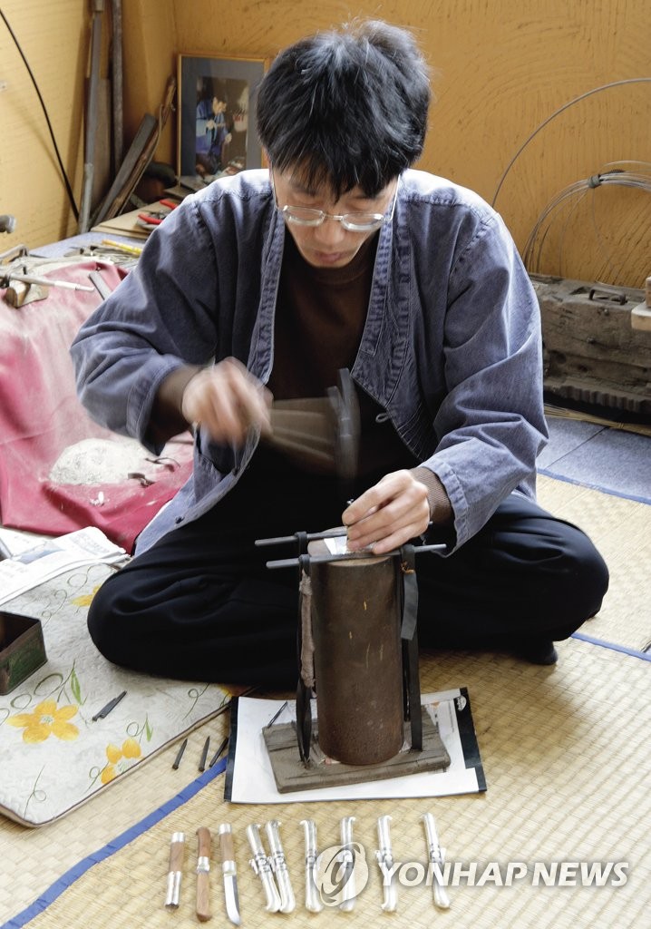 울산시 지정 무형문화재 장도장